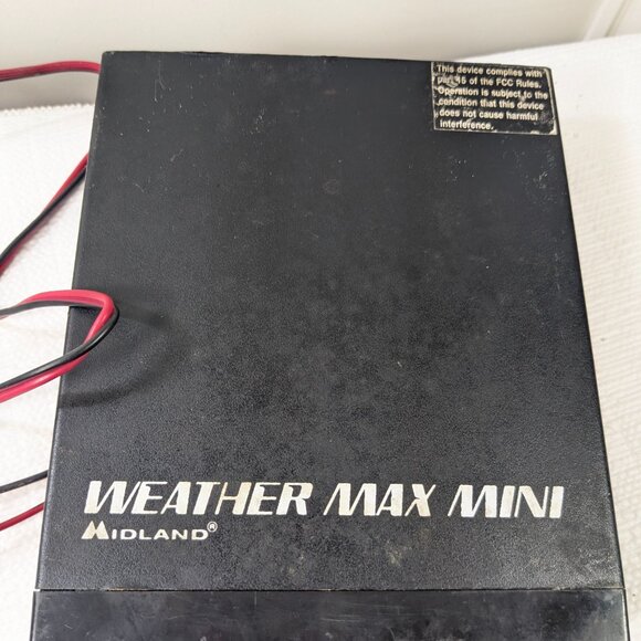 Vintage Midland Weather Max Mini 40 channel CB & VHF Radio Model 77-116 READ - Picture 7 of 15